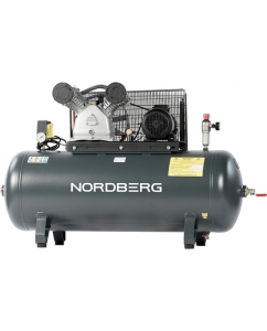 Купить Компрессор поршневой с ременной передачей NORDBERG 380В, ресивер 270 л, 690 л/мин NCP300/690 в E-mobi