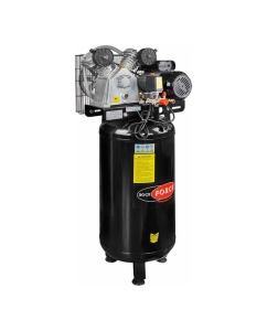 Купить Компрессор 2-х поршневой с ременным приводом Rockforce вертикальный (2.2кВт, ресивер 100л, 250л/м, 220В) RF-265-100/ vertical/(58441) в E-mobi