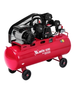 Купить Воздушный компрессор MTX ременной привод, кр3000/100 3,0 квт, 100 литров, 510 л/мин 58023 в E-mobi