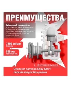 Купить Бензопила DGM GS-232  в E-mobi