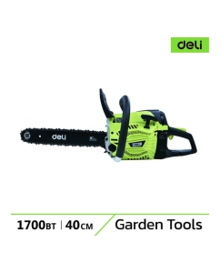 Купить Бензопила цепная DELI (1700Вт/ 2,3 л.с, шина 40см, двигатель 45 см3) DE-LJ16-1 145421 в E-mobi