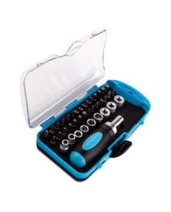 Купить Набор инструмента 38 предметов 1/4DR, CrV AUTOVIRAZH AV-212038 в E-mobi