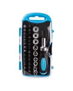 Купить Набор инструмента 38 предметов 1/4DR, CrV AUTOVIRAZH AV-212038  в E-mobi