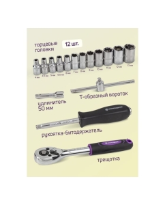 Купить Набор инструментов Помощник 17пр. 1/4" (6гр.) 2017(56484)  в E-mobi