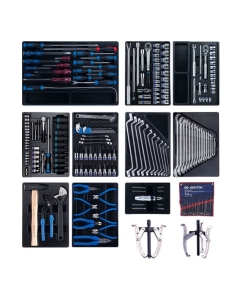 Купить Набор инструментов для тележки (10 ложементов, 204 предмета) KING TONY 946-100MRD-MT в E-mobi