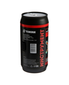 Купить Набор инструментов ТУНДРА подарочный пластиковый кейс "Банка", 13 предметов 5308279  в E-mobi