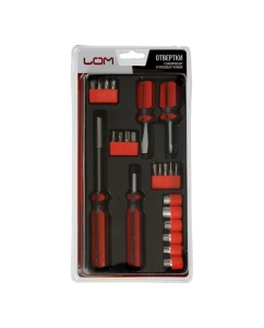Купить Набор отверток и бит LOM 23 предмета 2276010  в E-mobi