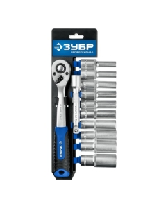 Купить Набор торцовых головок ЗУБР Профессионал ТБ-12У 12 предм 27650-H12  в E-mobi