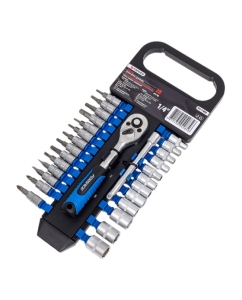 Купить Набор головок и бит с трещоткой Forsage в пластиковом держателе 28 пр  F-027-5 MSA(9671) в E-mobi