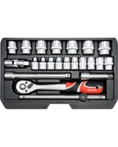Купить Набор головок YATO XS 3/8", 22 предмета YT-38561  в E-mobi