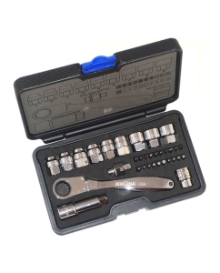 Купить Набор торцевых головок и бит NIKONA с трещотками, для сквозного захвата, 33пр, 3/8