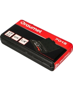 Купить Набор торцевых головок DRAUMET 1/4" 17шт. 7015  в E-mobi