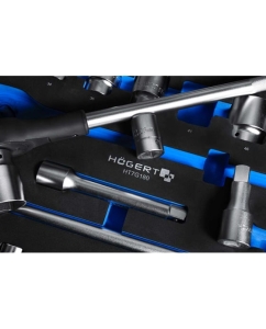 Купить Набор инструментов с трещоткой HOEGERT TECHNIK 3/4", 20 шт., ложемент EVA HT7G180  в E-mobi