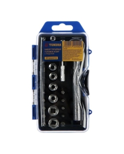 Купить Набор торцевых головок и бит TUNDRA трещотка, удлинитель, 28 предметов 1720445  в E-mobi