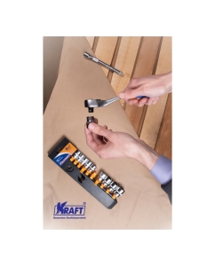 Купить Набор торцевых головок и принадлежностей 3/8 Dr 12 предметов KRAFT KT 700319  в E-mobi