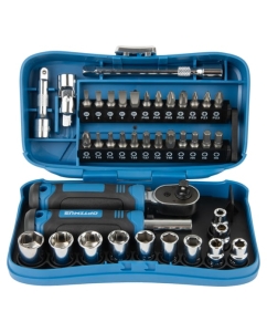 Купить Набор бит и торцевых головок с реверсивной трещоткой OPTIMUS 40 предметов OPT-BS3040 в E-mobi