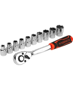 Купить Трещотка с шестигранными головками KINGQUEEN 1/2", 11 шт. WIB-10051  в E-mobi