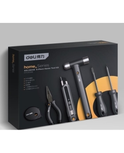 Купить Набор ручного инструмента DELI Home Series Black HT0006 6 предметов 104621  в E-mobi