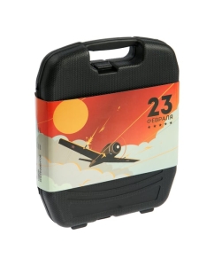 Купить Набор инструментов ЛОМ в подарочном кейсе к 23 февраля, 27 предметов 9305218  в E-mobi