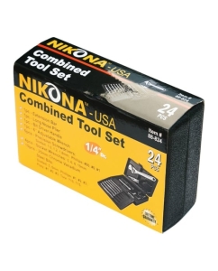 Купить Мини набор слесарных инструментов NIKONA в пластик. коробке, 24пр 88-824  в E-mobi