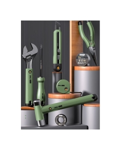 Купить Набор ручного инструмента DELI Home Series Green HT0008L 8 предметов 130343  в E-mobi