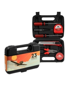 Купить Набор инструментов ЛОМ в подарочном кейсе к 23 февраля, 7 предметов 9305214 в E-mobi