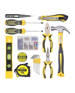 Купить Набор столярно-слесарного инструмента DOWELL 15 предметов+крепеж, HYT116  в E-mobi