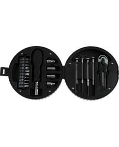 Купить Набор инструментов ТУНДРА подарочный пластиковый кейс Колесо, 20 предметов 4506455  в E-mobi