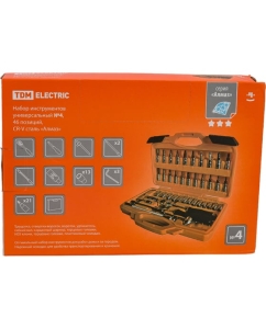 Купить Универсальный набор инструментов TDM №4, 46 позиций, CR-V сталь "Алмаз" SQ1014-0104  в E-mobi