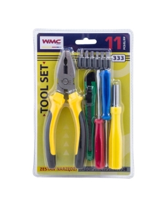 Купить Набор инструментов WMC TOOLS 11 предметов WMC-333(60894) в E-mobi