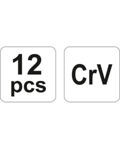 Купить Набор зубил, пробойников и керн YATO 12пр YT-4714  в E-mobi