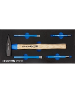 Купить Набор инструментов HOEGERT TECHNIK 5 шт., ложемент EVA HT7G135 в E-mobi