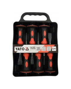 Купить Набор зубил и пробойников с протектором YATO 6 шт. YT-4710  в E-mobi