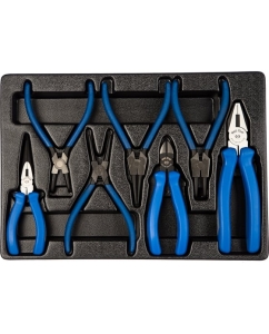 Купить Набор съемников стопорных колец, плоскогубцев и бокорезов KING TONY 7 предметов 9-40207GP в E-mobi