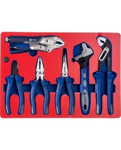 Купить Набор пассатижей, плоскогубцев и бокорезов 6шт МАСТАК 5-3006  в E-mobi