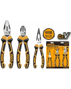 Купить Набор шарнирно-губцевого инструмента INGCO INDUSTRIAL усиленные, 3 пред. HKHLPS2831 в E-mobi