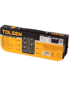 Купить Набор мини пассатижей и бокорезов TOLSEN GRIPro 6 предметов, в футляре на молнии 10359  в E-mobi