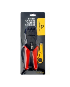 Купить Набор инструментов Cablexpert TK-TP-01, для обжима, обрезки, зачистки и заделки витой пары  в E-mobi