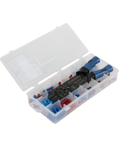 Купить Набор для обжима с клещами и клеммами Optimus 201 пр, обжимка контактов hd SE201 в E-mobi