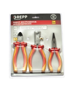 Купить Набор диэлектрических инструментов GREPP усиленные, двухкомпонентная рукоятка, 3 предмета 205-132 в E-mobi