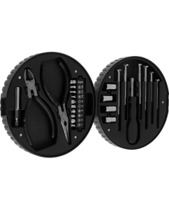 Купить Набор инструментов ТУНДРА подарочный пластиковый кейс Колесо, 24 предмета 5084187  в E-mobi