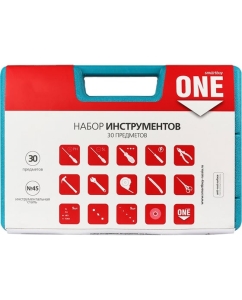 Купить Набор инструментов Smartbuy 30 предметов, отвертки, биты, головки, плоскогубцы, молоток SBT-TS-31P1  в E-mobi