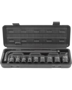 Купить Набор ударных головок с Г-образным воротком Forsage 1/2''10пр.+1(10,12,13,14,17,19,21,22,24мм), в кейсе f-4104-5mpb 54600 F-4104-5MPB(54600)  в E-mobi
