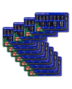 Купить Набор головок ударных 15пр. Rockforce (10 комплектов) 1/2