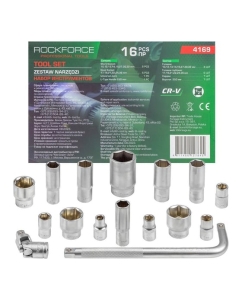 Купить Набор головок Rockforce 16 предметов RF-4169(58293) в E-mobi