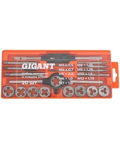 Купить Набор метчиков и плашек Gigant 20 предметов STD20 в E-mobi