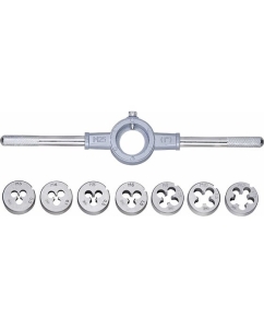 Купить Набор плашек (М3-М12; 8 предметов) СИБРТЕХ 77309 в E-mobi