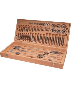 Купить Набор метчиков и плашек VOELKEL M5-M30 HSS-G 62 предмета V48007 в E-mobi