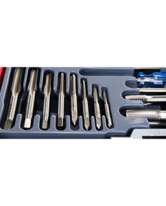 Купить Набор метчиков и плашек Зубр МАСТЕР сталь 9ХС, 35 предметов 28117-H35_z01  в E-mobi