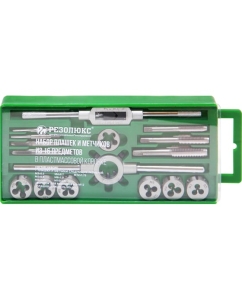 Купить Набор плашек и метчиков Резолюкс 16 предметов 20116 в E-mobi